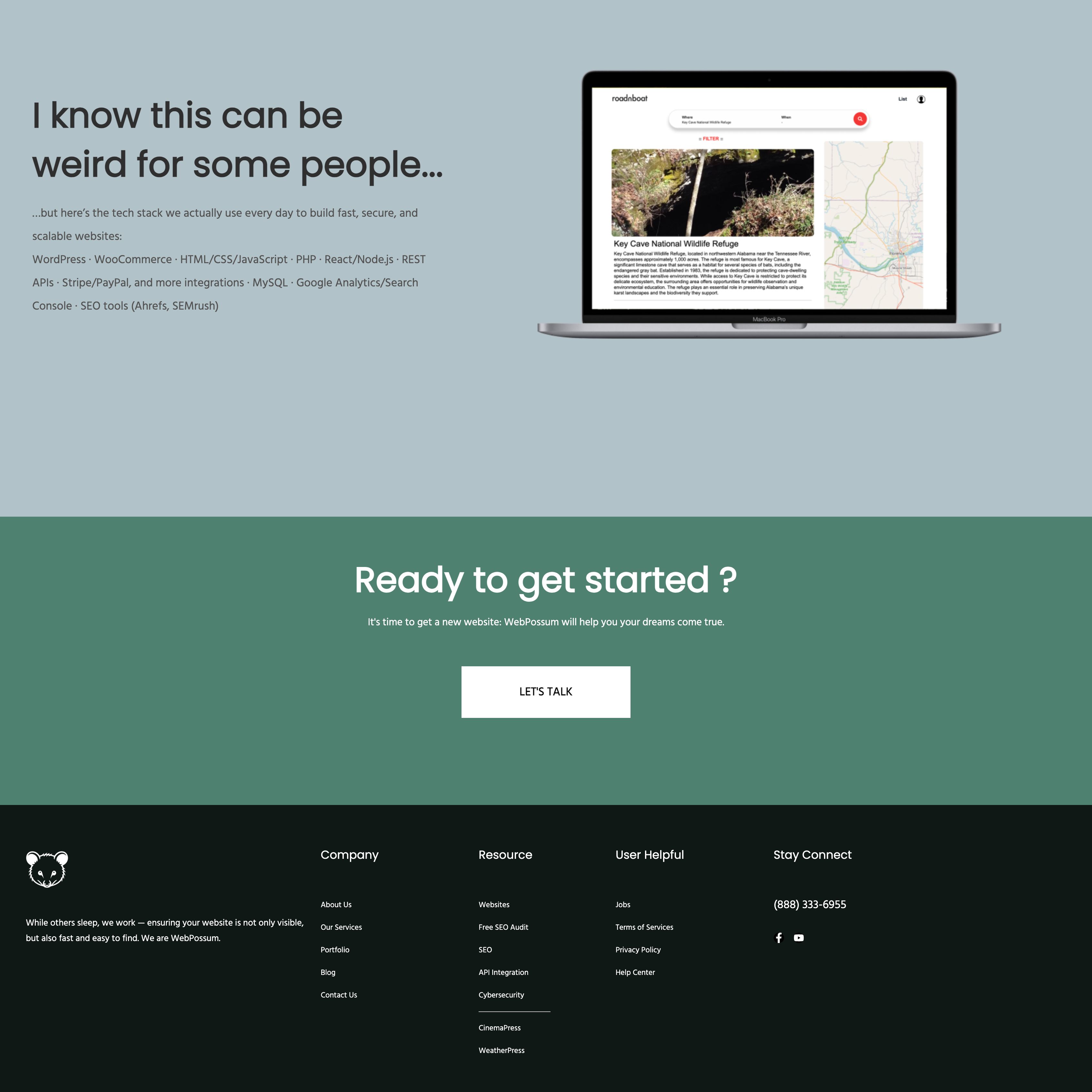 WebPossum WCAG accessibility scanner